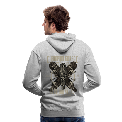 Spark Plug Men’s Premium Hoodie - heather grey