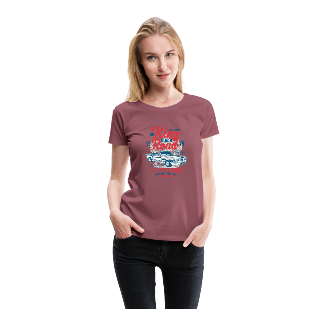 King of the road Women’s Premium T-Shirt - mauve