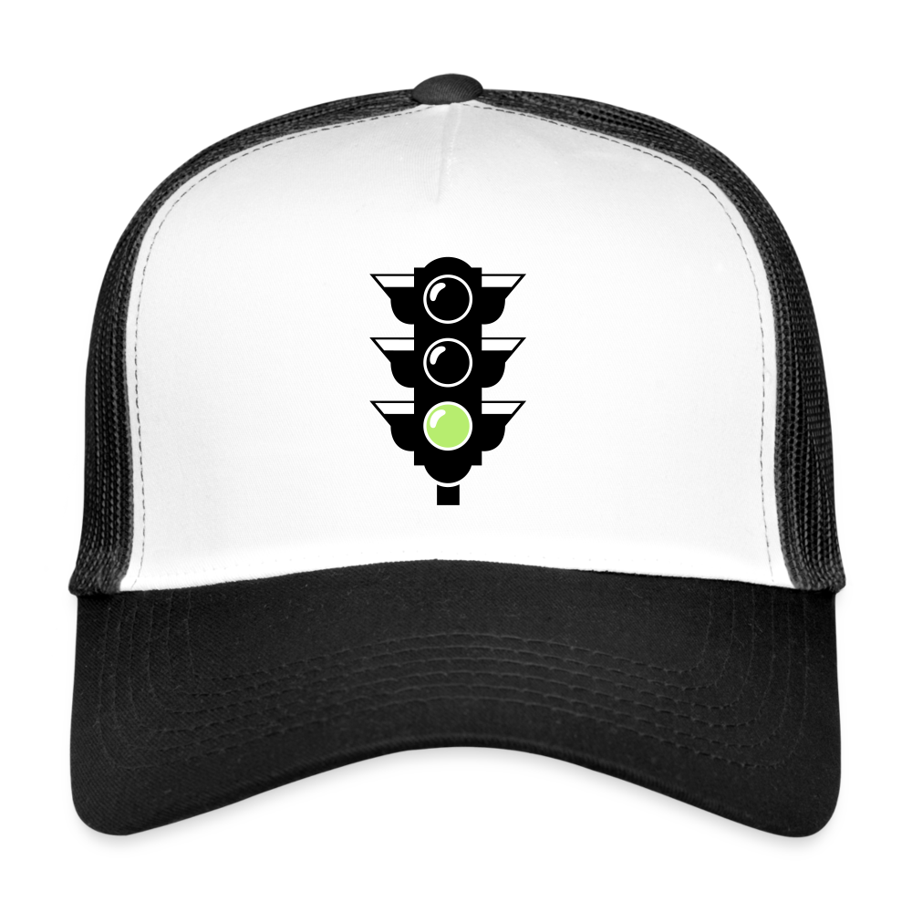 signal Trucker Cap - white/black