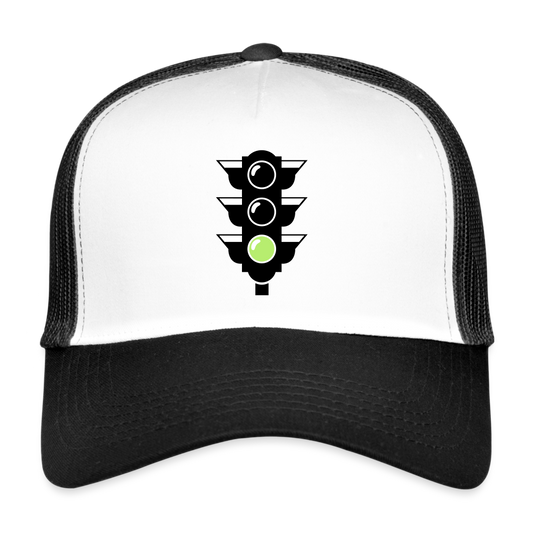 signal Trucker Cap - white/black