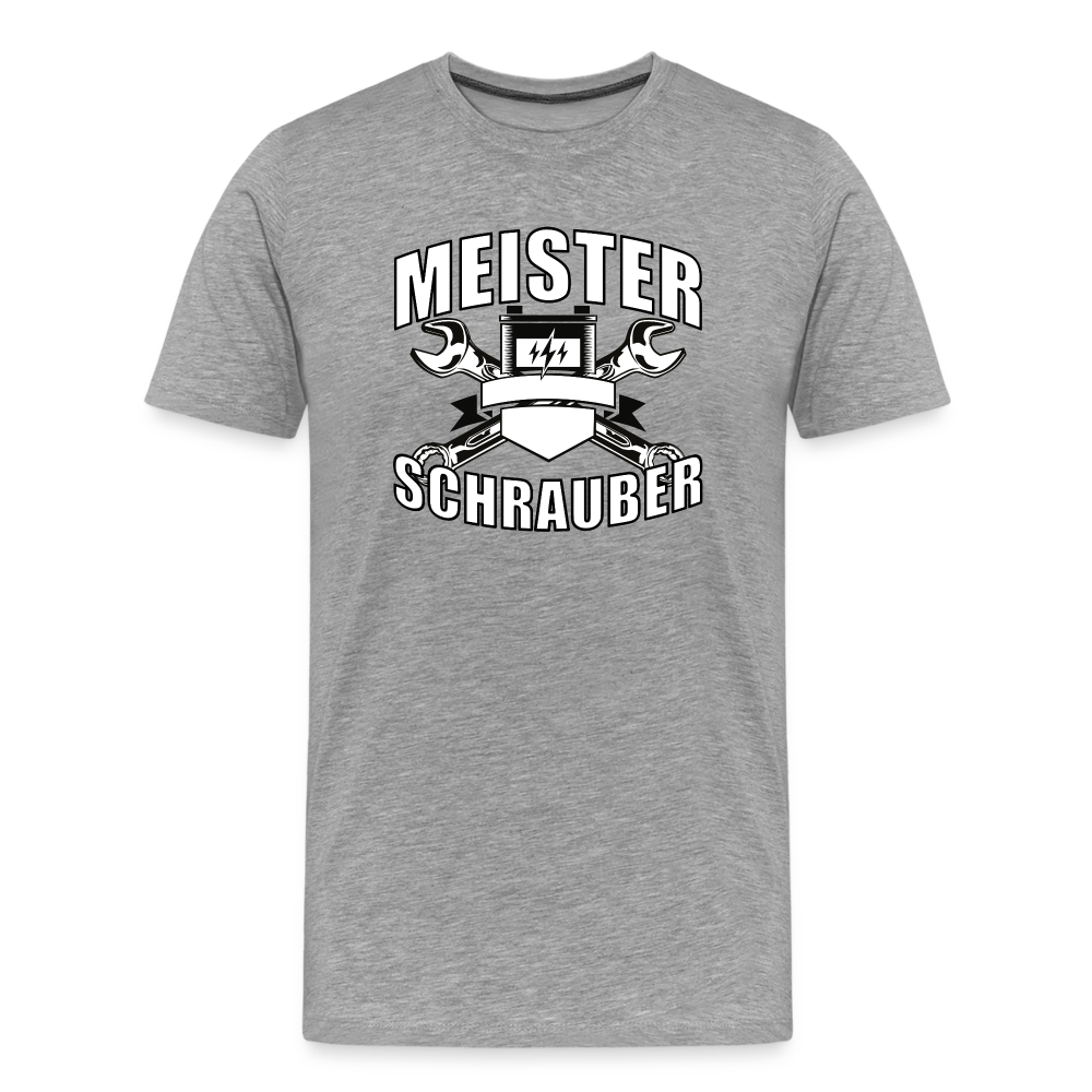 meister schrauber Men’s Premium T-Shirt - heather grey