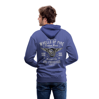 Wheels of fire 01 Men’s Premium Hoodie - royal blue