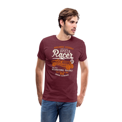 Speed Racer Men’s Premium T-Shirt - heather burgundy