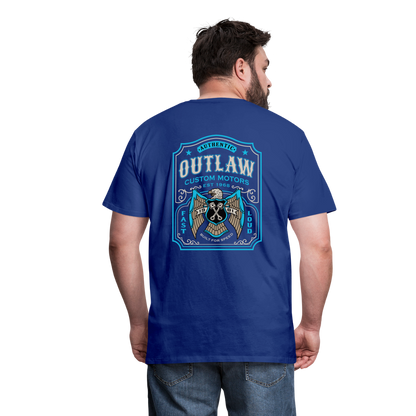 Outlaw Bike mechanic label Men’s Premium T-Shirt - royal blue