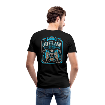 Outlaw Bike mechanic label Men’s Premium T-Shirt - black