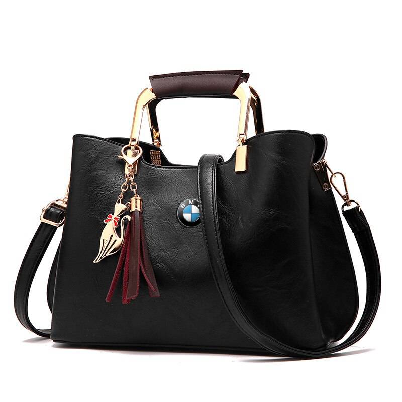 BMW Deluxe Handbag For Women - Black