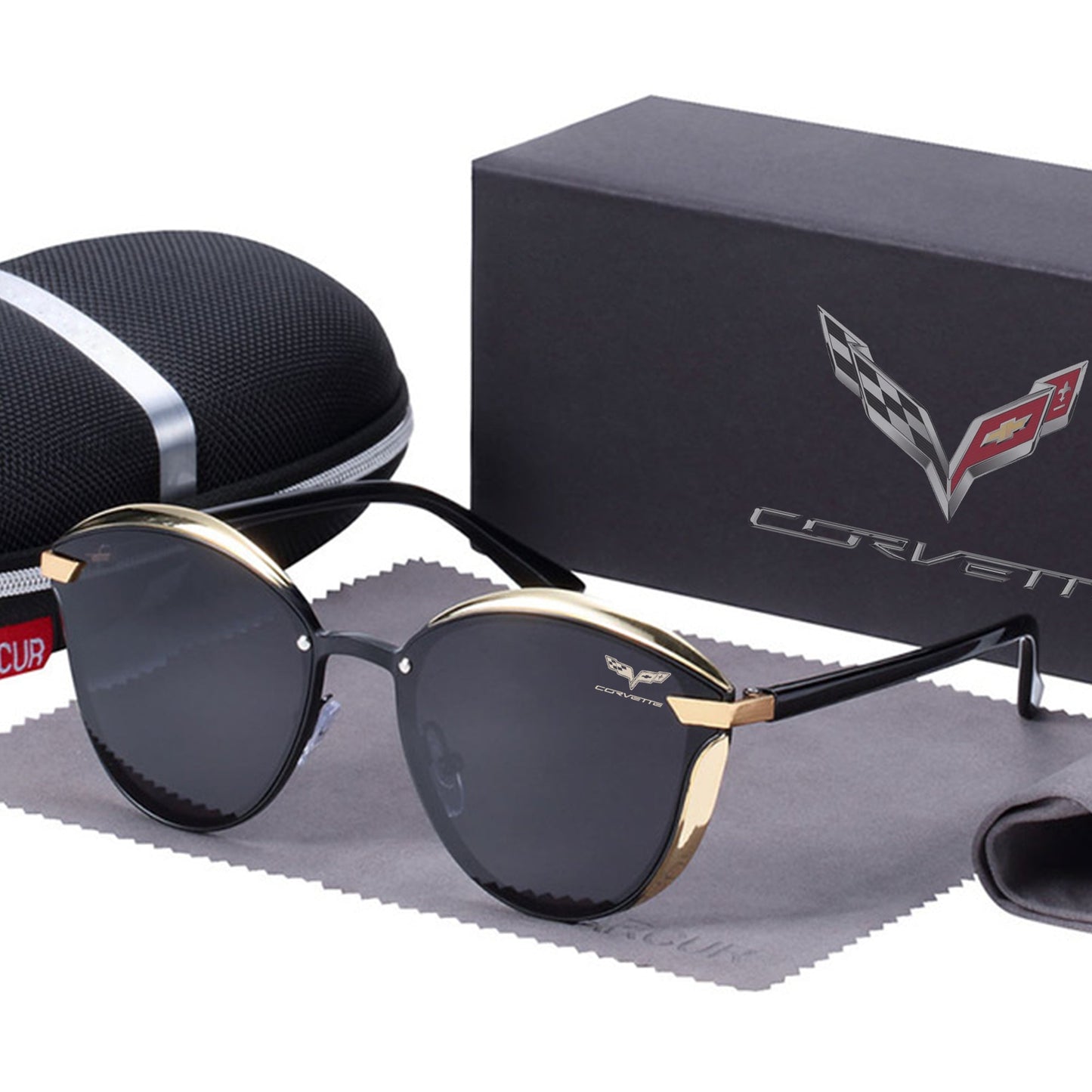 Corvette Women’s Polarized Sunglasses - Black