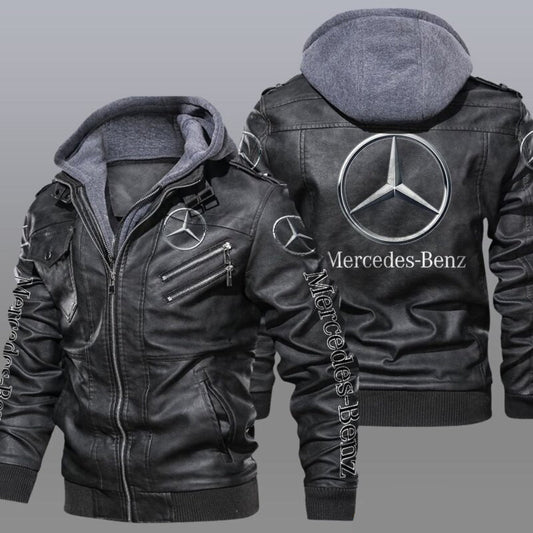 Veste Mercedes Veste en cuir Mercedes Racing V02 - XS / Noir