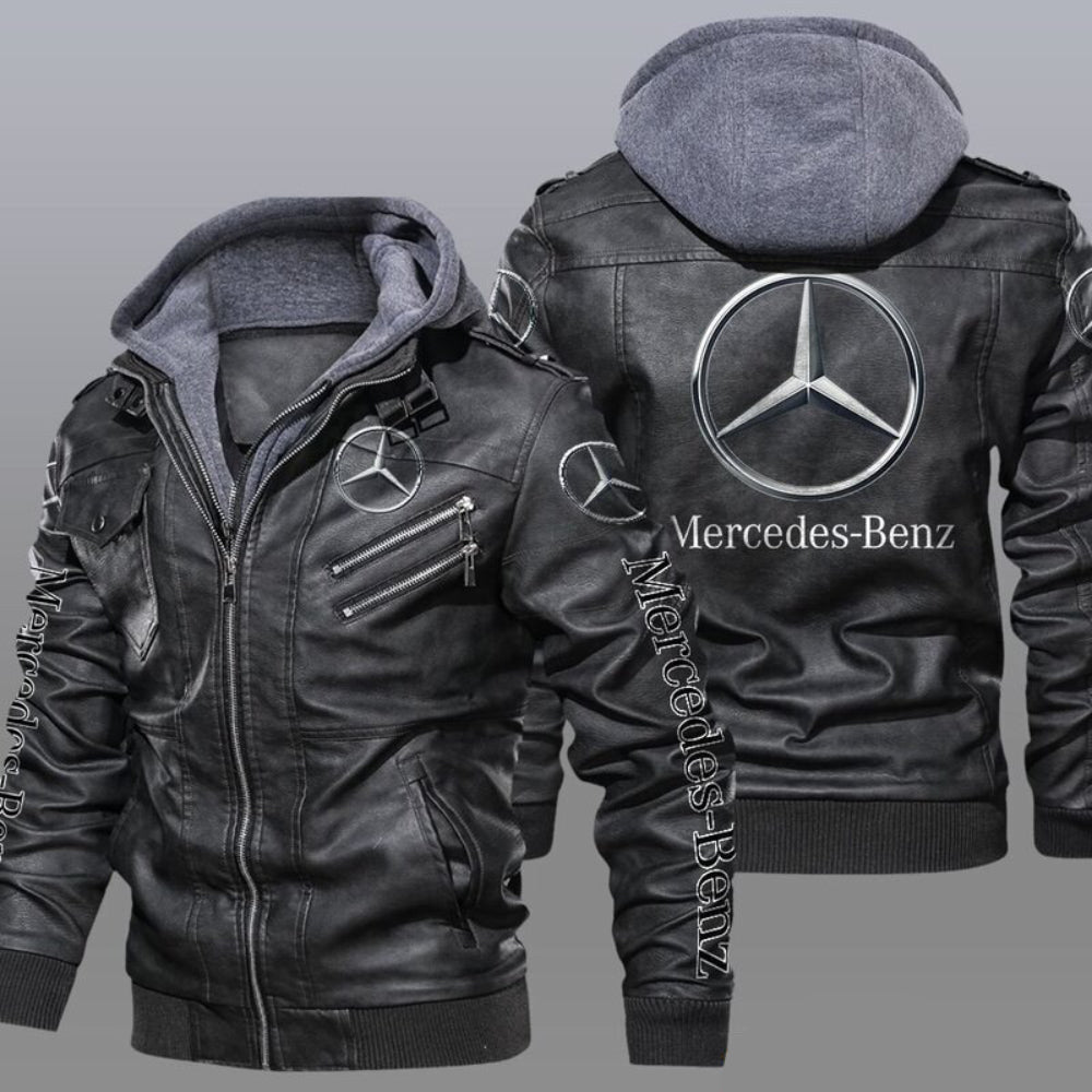 Veste Mercedes Veste en cuir Mercedes Racing V02 - XL / Noir