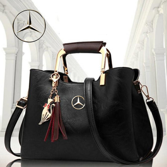 Mercedes Deluxe Handbag For Women - Black