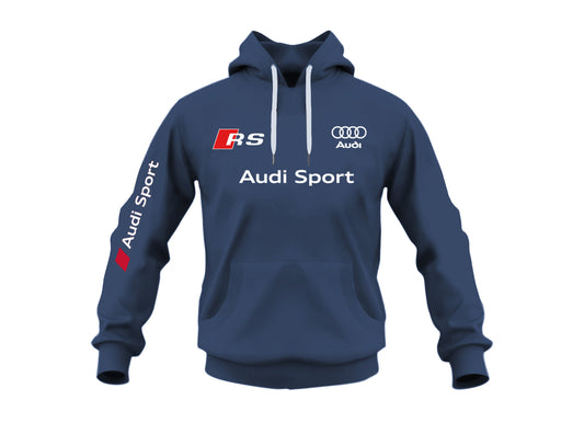 Audi Pullover Hoodie - Groß / Navy blau