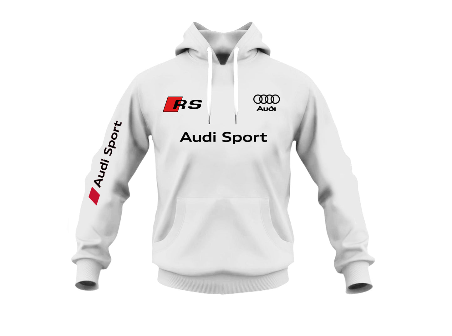 Audi Pullover Hoodie - XS / White