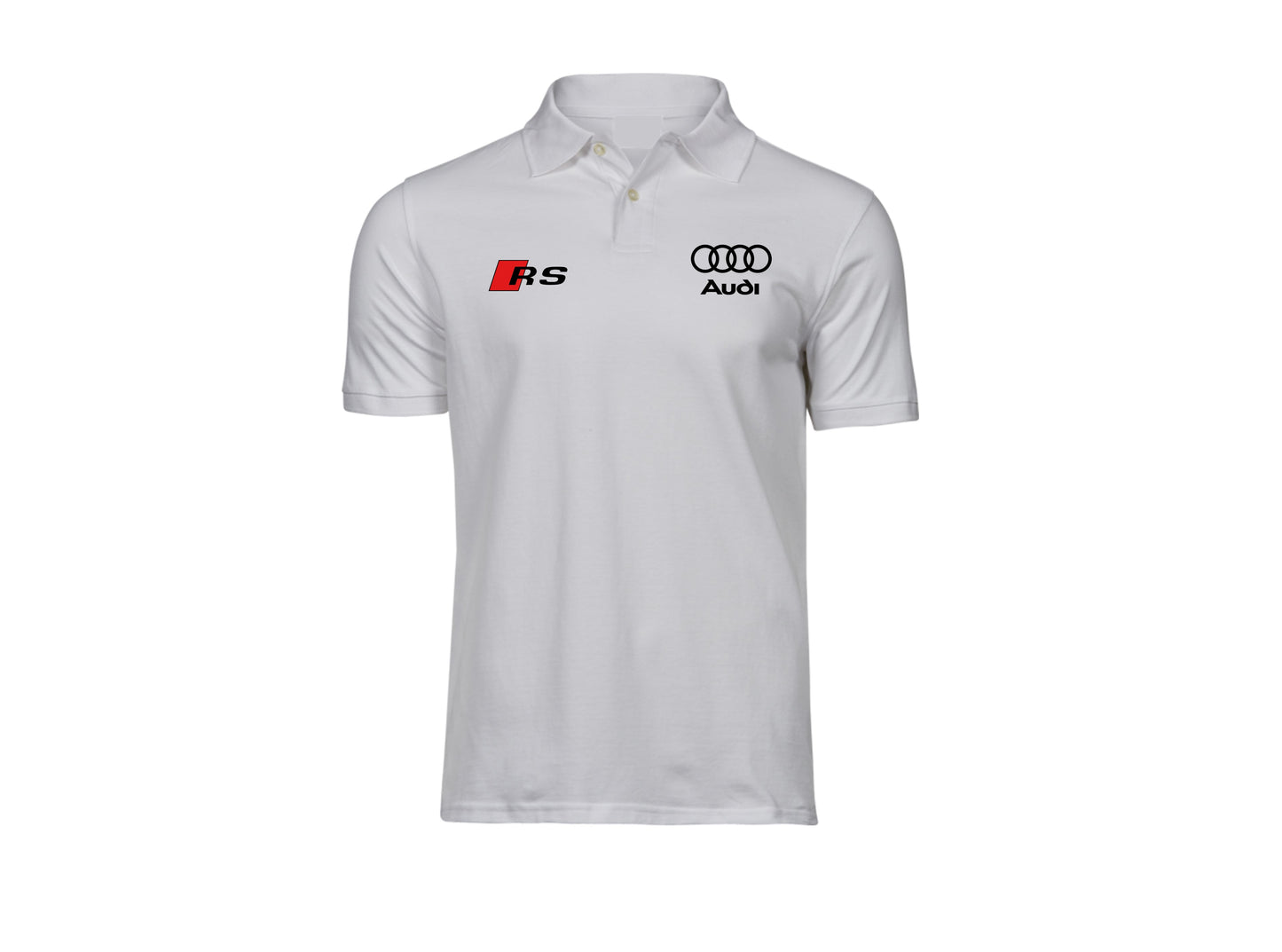 Audi Poloshirt - Groß / Weiß