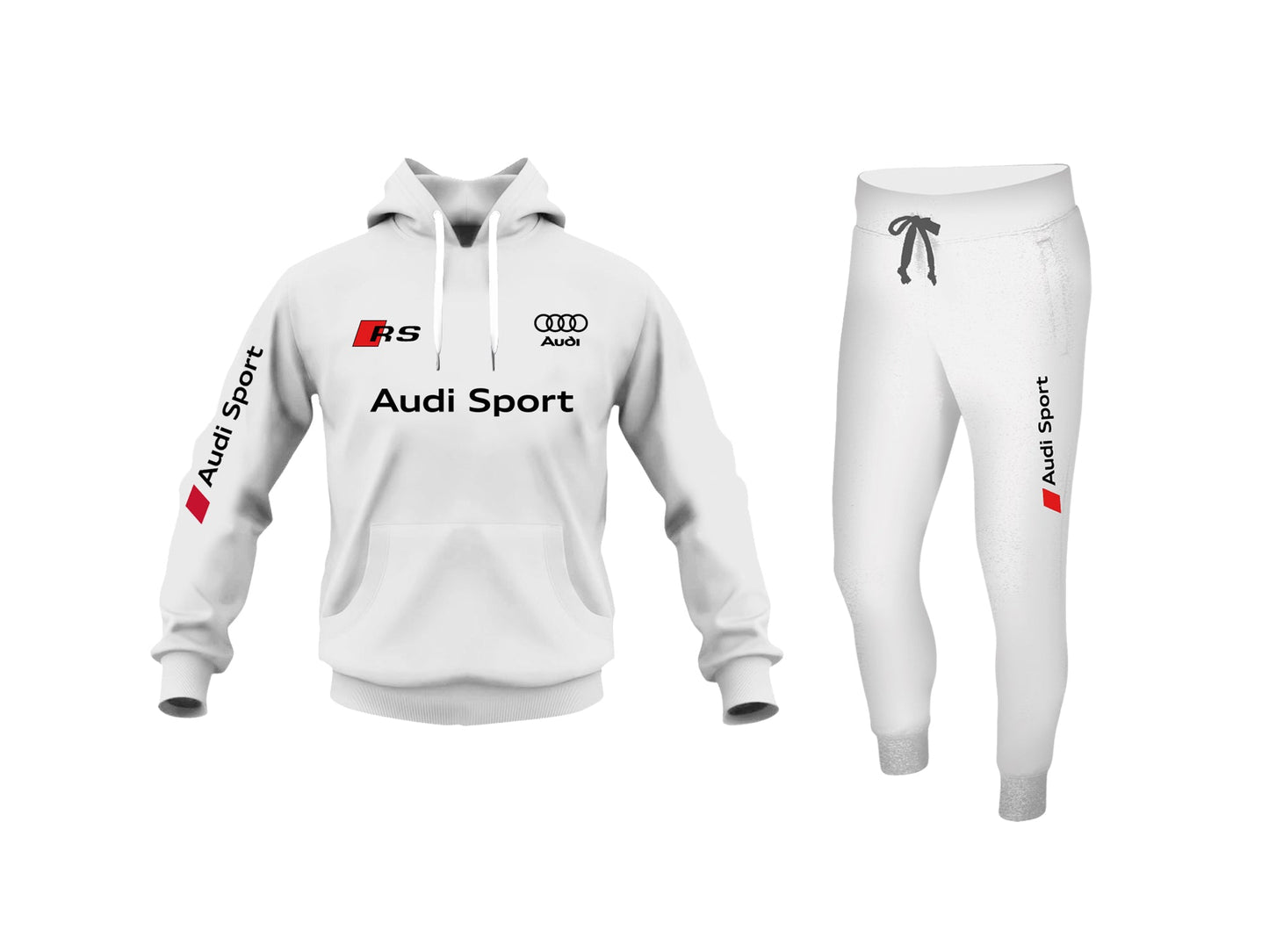 Audi One Color Tracksuit - Medium / White