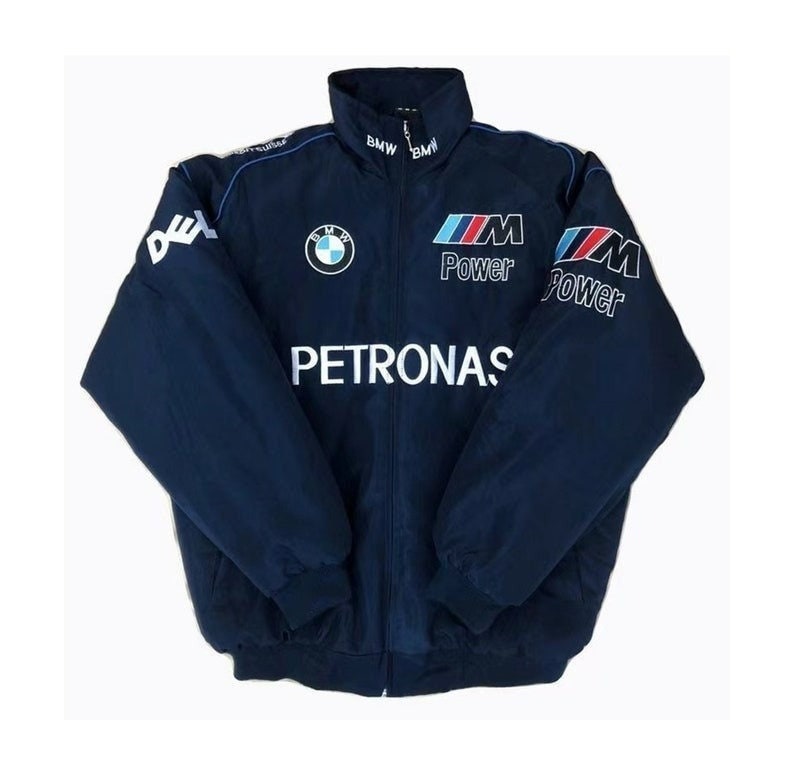 Blaue BMW Racing Bomberjacke - S