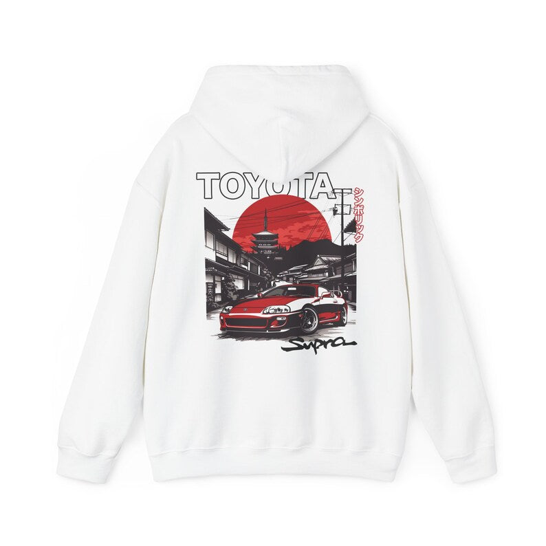 Supra MK4 Hoodie: Unleash the JDM Spirit - White / S